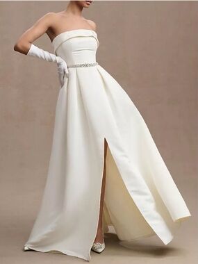 Anthropologie BHLDN Sachin & Babi Brielle Strapless A-Line Wedding Gown